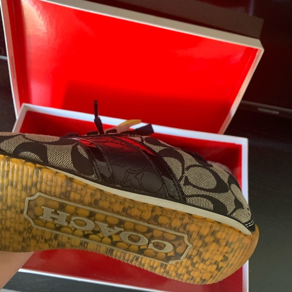 Black and grey coach sneakers - Picture 2 of 8